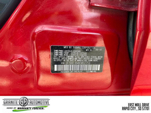 Used 2019 Subaru WRX Limited AWD/4WD image 29