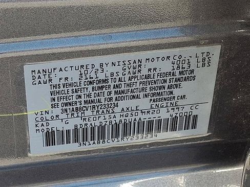 Certified 2024 Nissan Sentra SV w/ All-Weather Package FWD image 27