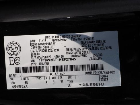 Used 2017 Ford F350 Platinum w/ Platinum Ultimate Package AWD/4WD image 27