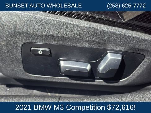 Used 2021 BMW M3 Competition RWD image 31