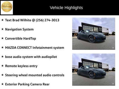 Certified 2025 MAZDA MX-5 Miata RF Grand Touring RWD image 7