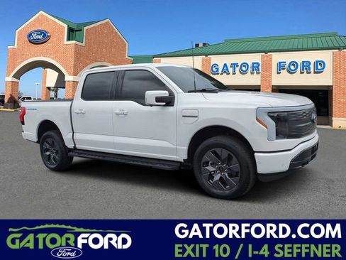 Used 2023 Ford F150 Lightning Lariat w/ Tow Technology Package AWD/4WD image 1
