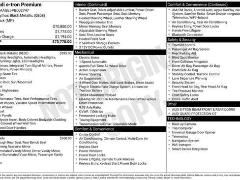 Used 2023 Audi e-tron Premium image 3