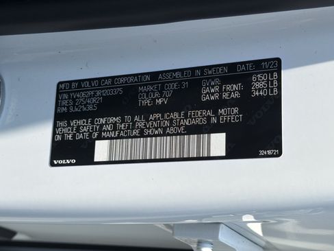 Certified 2024 Volvo XC90 B6 Ultimate AWD/4WD image 37