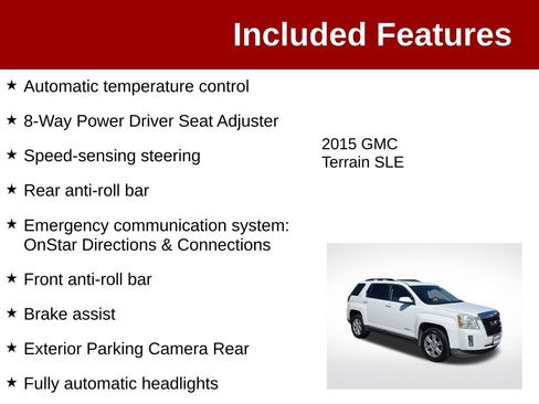Used 2015 GMC Terrain SLE AWD/4WD image 4