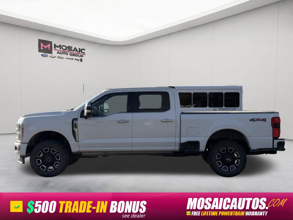 Used 2024 Ford F350 Platinum w/ Snow Plow Prep Package AWD/4WD image 4