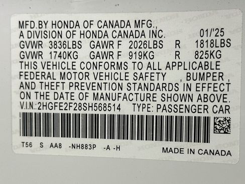Used 2025 Honda Civic LX image 12