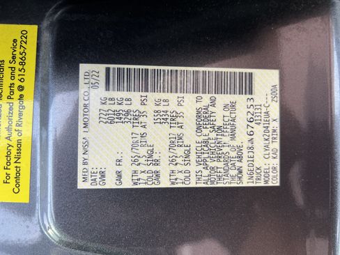 Used 2022 Nissan Frontier Pro-X RWD image 32