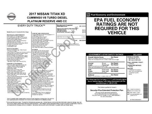 Used 2017 Nissan Titan Platinum Reserve AWD/4WD image 3