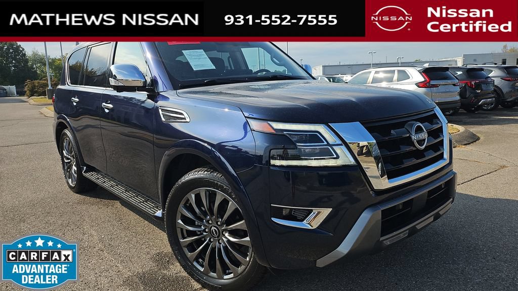 Certified 2023 Nissan Armada Platinum w/ Captain's Chairs Package RWD image 1