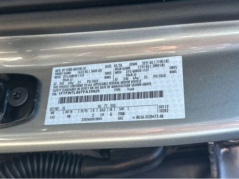 New 2026 Ford F150 Platinum w/ Equipment Group 700A Standard AWD/4WD image 46