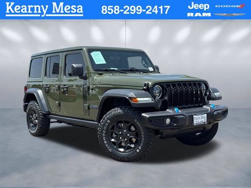 Certified 2023 Jeep Wrangler Unlimited w/ 8.4" Radio Group AWD/4WD image 1