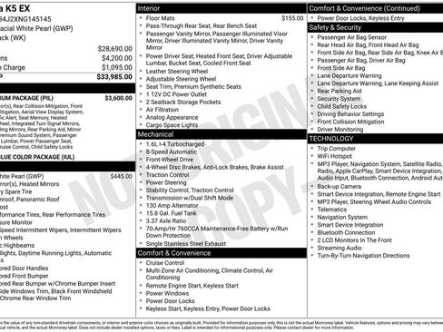 Used 2022 Kia K5 EX w/ EX Premium Package FWD image 37