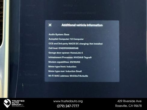 Used 2016 Tesla Model S 75D AWD/4WD image 18