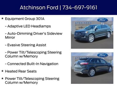 Certified 2023 Ford Edge Titanium w/ Equipment Group 301A image 17