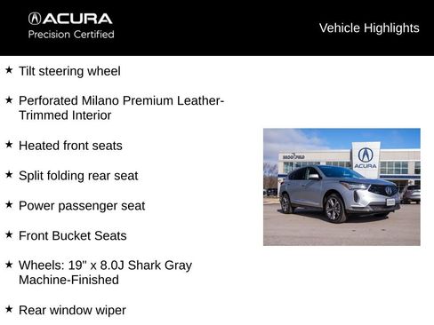Certified 2025 Acura RDX w/ Technology Package image 21