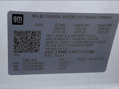 Used 2023 Chevrolet Silverado 2500 Custom w/ Custom Value Package AWD/4WD image 34