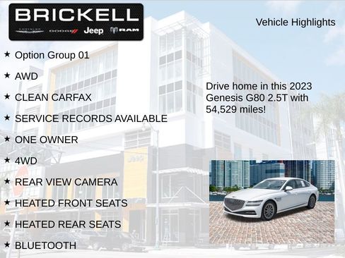 Used 2023 Genesis G80 2.5T AWD/4WD image 14