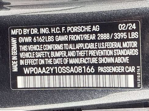 Certified 2025 Porsche Taycan RWD image 12