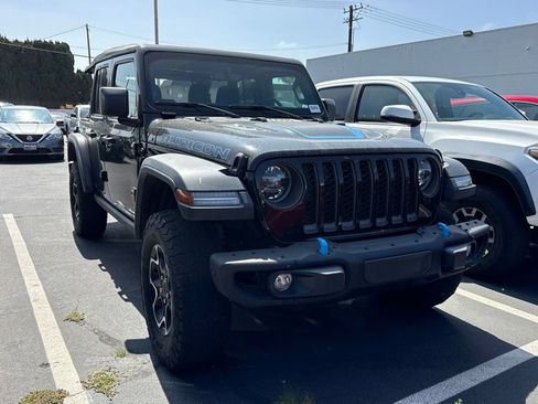 Used 2022 Jeep Wrangler Unlimited Rubicon 4xe w/ Steel Bumper Group AWD/4WD image 1