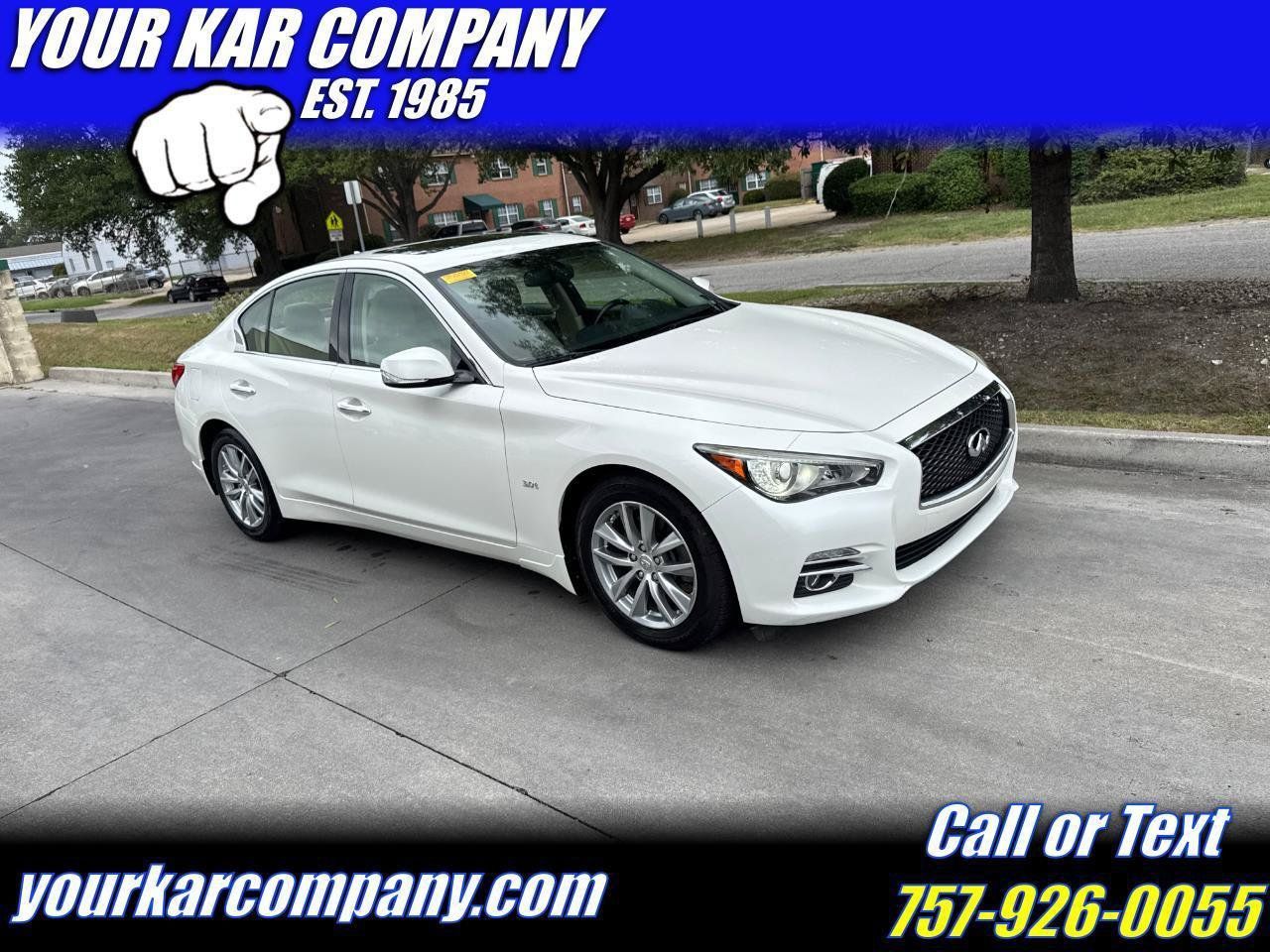 Used 2017 INFINITI Q50 3.0t Premium w/ 3.0T Premium Plus Package AWD/4WD image 1