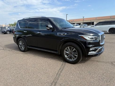 Used 2021 INFINITI QX80 Luxe w/ Cargo Package RWD image 3