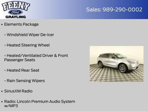 Used 2022 Lincoln Corsair AWD w/ Equipment Group 101A image 12