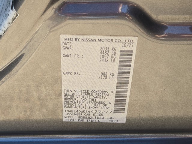Used 2025 Nissan Altima 2.5 SV AWD/4WD image 30