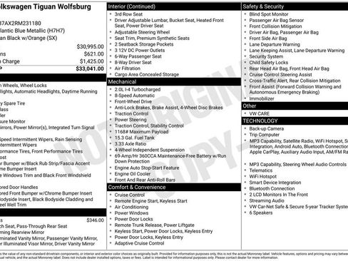 Certified 2024 Volkswagen Tiguan Wolfsburg Edition FWD image 12