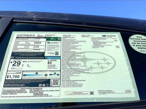 New 2026 Subaru Impreza 2.0i Sport image 17
