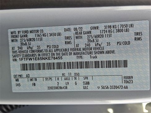 Certified 2022 Ford F150 XLT w/ Equipment Group 302A High image 27