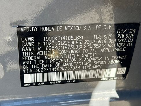Certified 2024 Honda HR-V Sport image 28