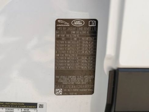 New 2026 Land Rover Defender 110 S AWD/4WD image 68
