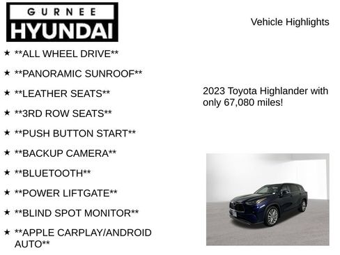 Used 2023 Toyota Highlander Platinum AWD/4WD image 7