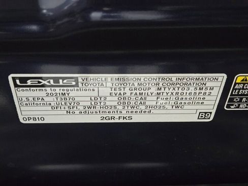 Certified 2021 Lexus RX 350 F Sport w/ Cold Area Package (CT) image 28