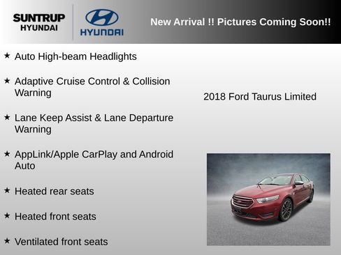 Used 2018 Ford Taurus Limited w/ Driver Assist Package image 11