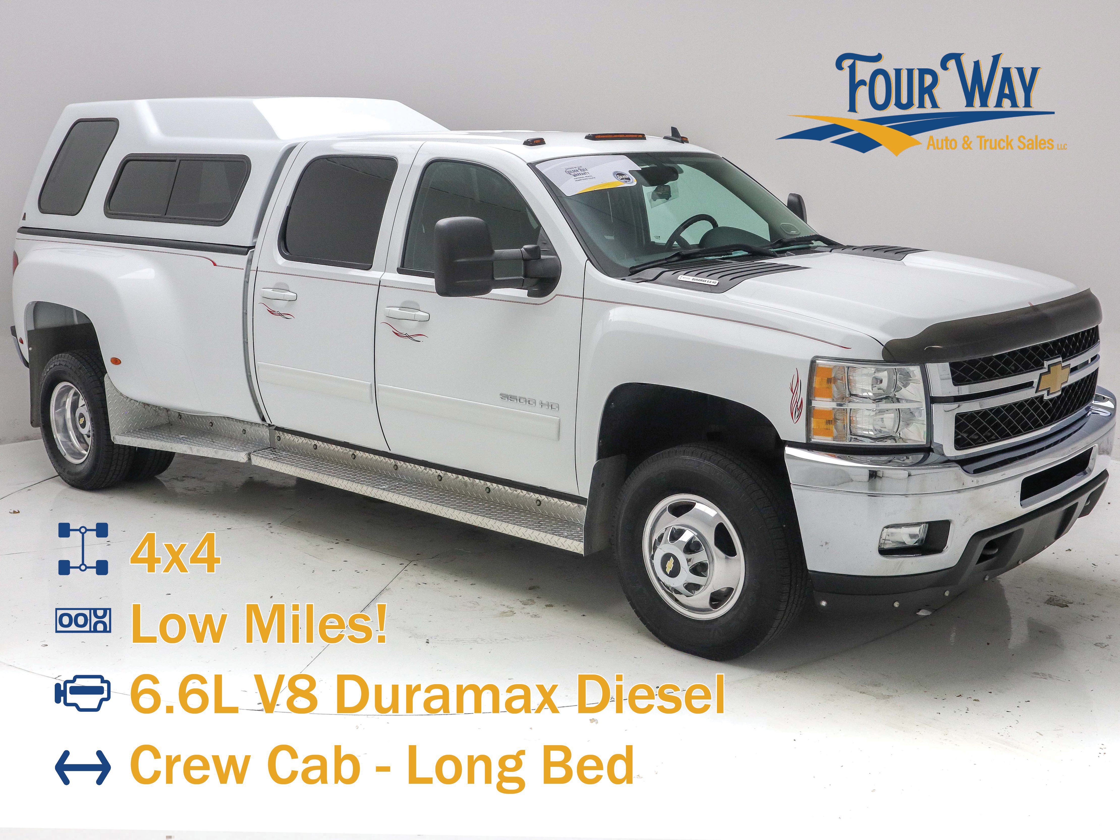 Used 2012 Chevrolet Silverado 3500 LTZ w/ Snow Plow Prep Package AWD/4WD image 1