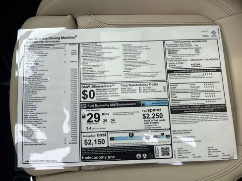 New 2026 BMW 330i xDrive Sedan w/ Premium Package AWD/4WD image 33