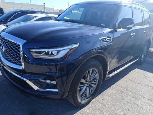 Used 2021 INFINITI QX80 Luxe w/ Cargo Package RWD image 1