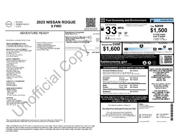 Certified 2025 Nissan Rogue S FWD image 29