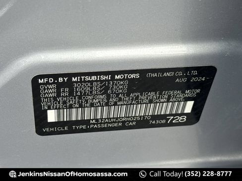 Used 2024 Mitsubishi Mirage ES FWD image 47