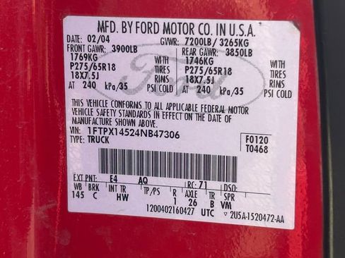 Used 2004 Ford F150 XLT AWD/4WD image 29