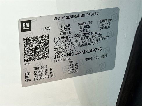 Used 2021 GMC Acadia SLE image 34