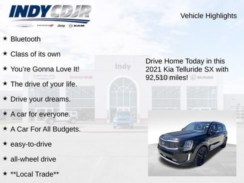 Used 2021 Kia Telluride SX w/ SX Prestige Package AWD/4WD image 7