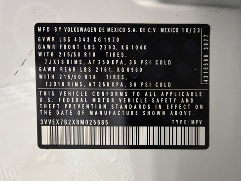 Used 2024 Volkswagen Taos SE image 14