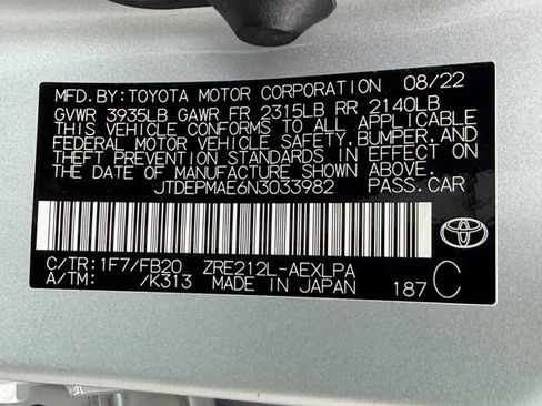 Used 2022 Toyota Corolla LE FWD image 24