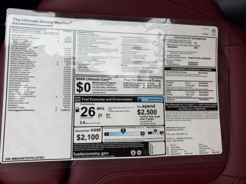 Used 2023 BMW M440i Convertible w/ Premium Package image 24