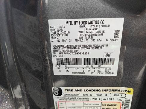 Used 2013 Ford F150 XLT w/ Luxury Equipment Group RWD image 15