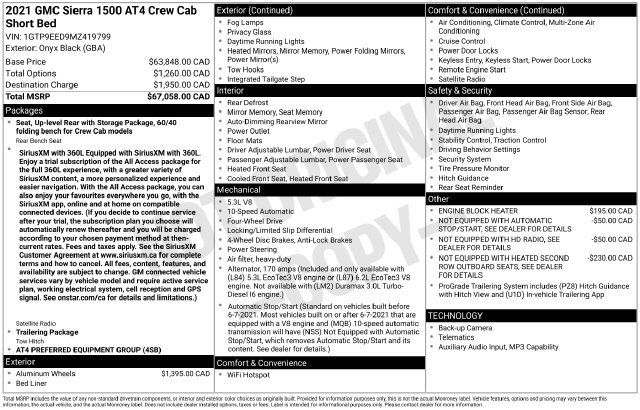 Used 2021 GMC Sierra 1500 AT4 AWD/4WD image 45