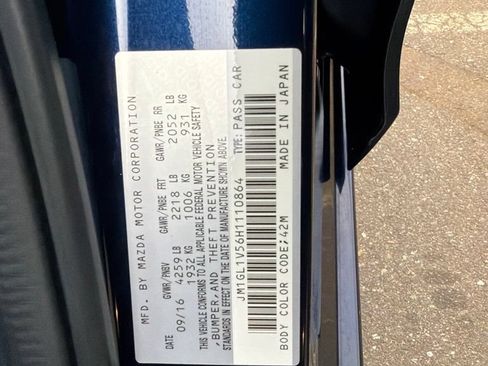 Used 2017 MAZDA MAZDA6 Touring FWD image 9